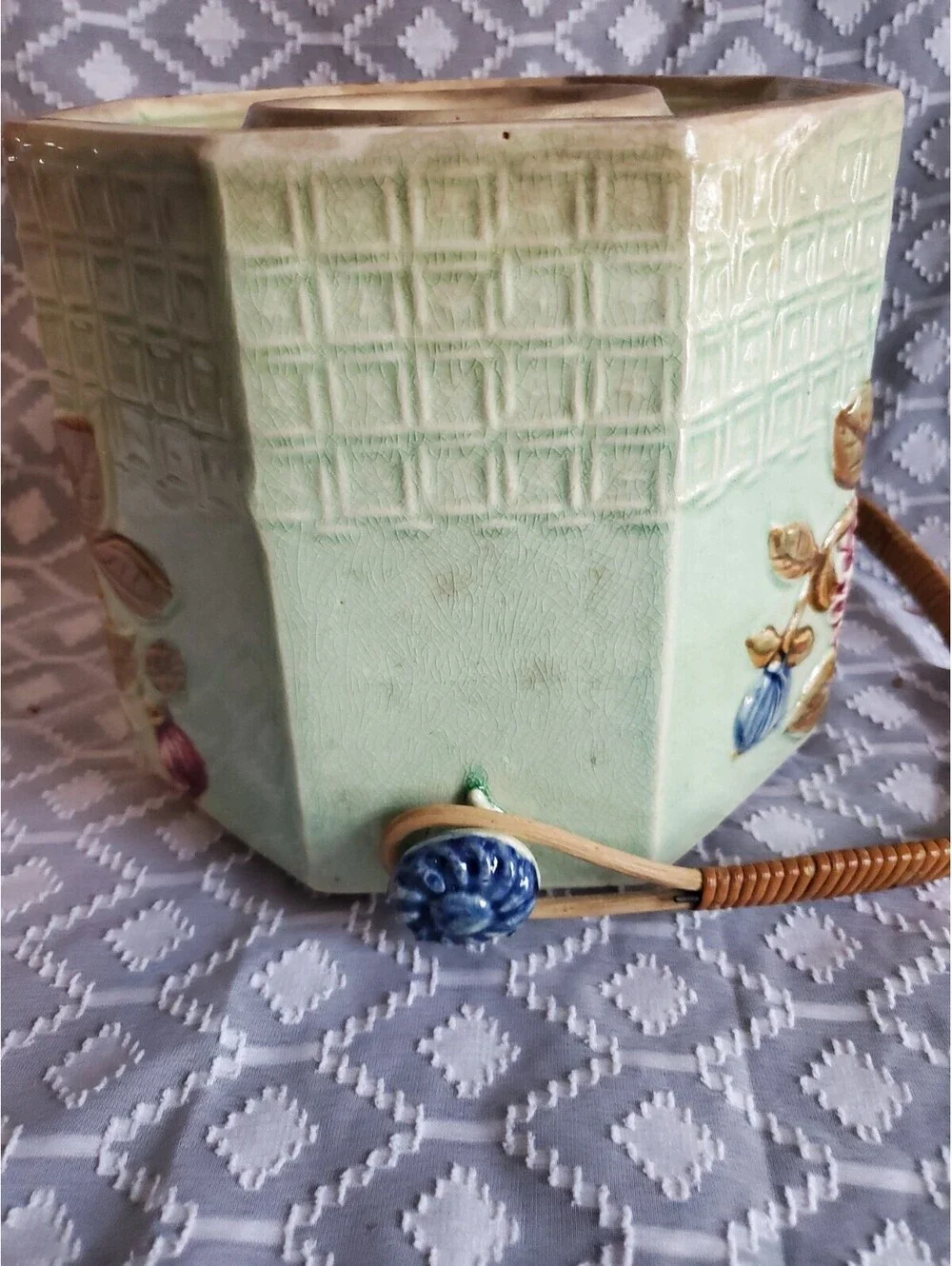 Vtg Japanese Biscuit Jar